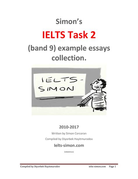 Solution Ielts Writing Task 2 Model Answers Band 9 Simon Studypool