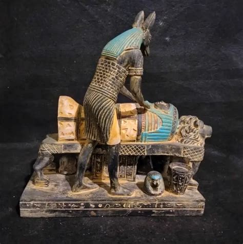 RARE ANCIENT EGYPTIAN ANTIQUES Statue Anubis Lord Of Mummification God