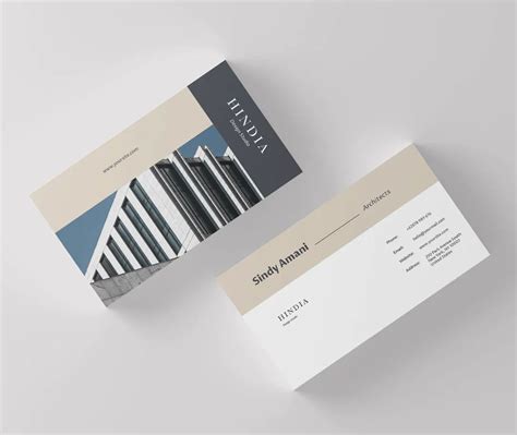 Architect Business Card Template AI, EPS | Business card template ...