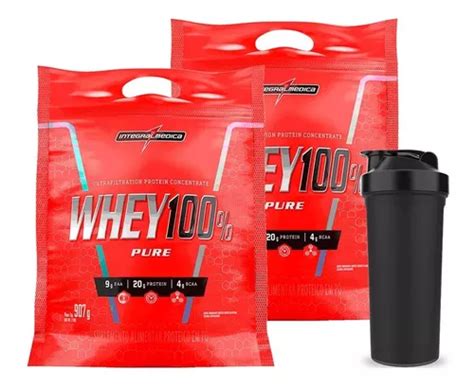 Combo X Whey Pure Refill G Integralmedica Brinde Sabor A