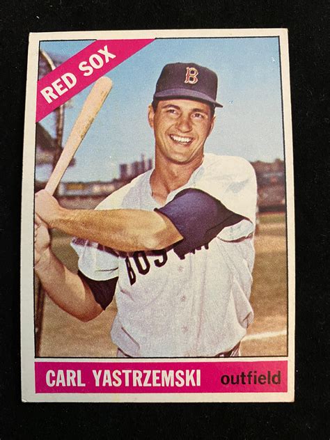 Lot Ex Topps Carl Yastrzemski Baseball Card Hof Boston