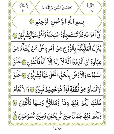 Surah An Nahl