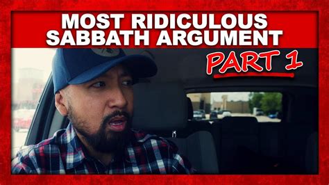 RIDICULOUS Sabbath Argument Part 1 SFP