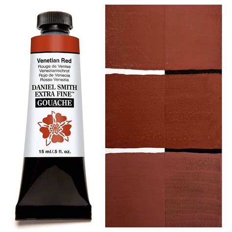 DANIEL SMITH Extra Fine GOUACHE Venetian Red 15ml Tube Jerry S Artarama