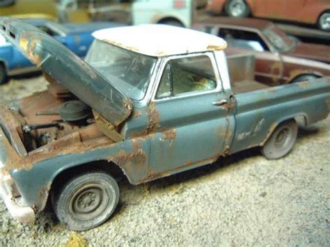 Unrestored Truck Junker Models Model Car Diorama Dioramas Modelo A