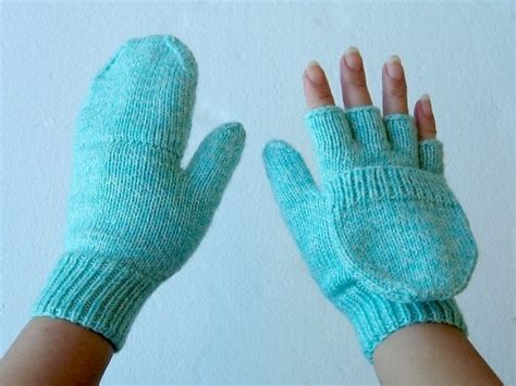 Cozy And Versatile Convertible Mittens Knitting Patterns