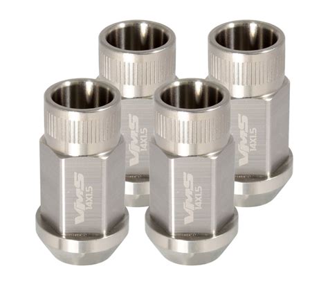 14x15 Mm Open End Stainless Steel Lug Nuts Part Lg0070ss Vms Racing