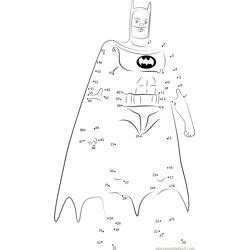 Batman Dot To Dot Printable Worksheet Batman Dots Printable Worksheets