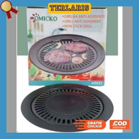 Jual Ultra Grillpan Omicko Cm Alat Bakar Bbq Kekinian Grill Smoke