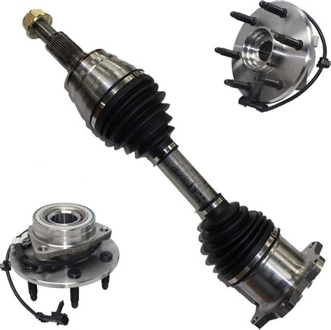 Front Cv Axle Wheel Hub And Bearings Kit