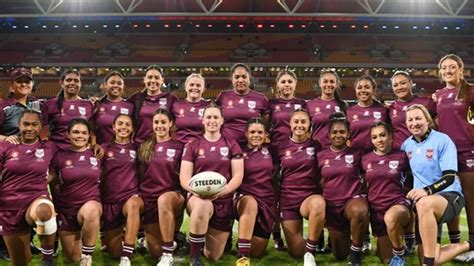 Australian Schoolgirls Rugby League Team Shaylee Joseph Ebony Raftstrand Smith The Courier Mail