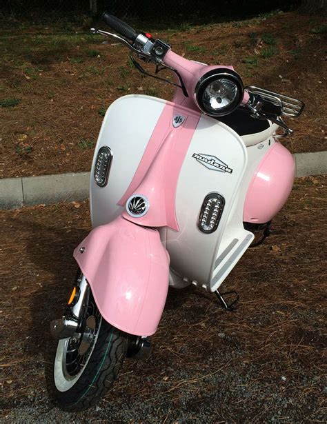 Ajs Modena Cc Similar To Vespa Pink Scooter