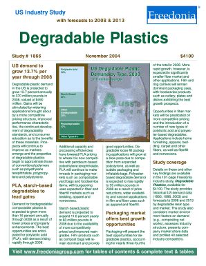 Fillable Online Degradable Plastics Fax Email Print Pdffiller