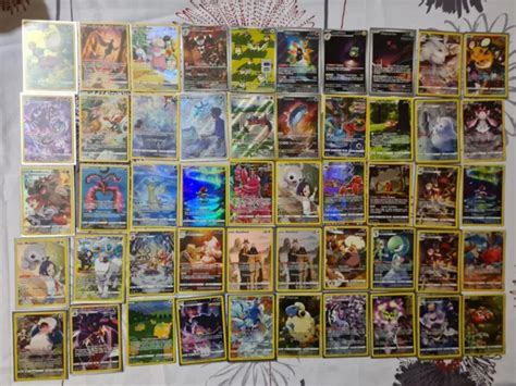 LOT DE 50 cartes pokémon tg trainers galeries FR sortie de booster EUR