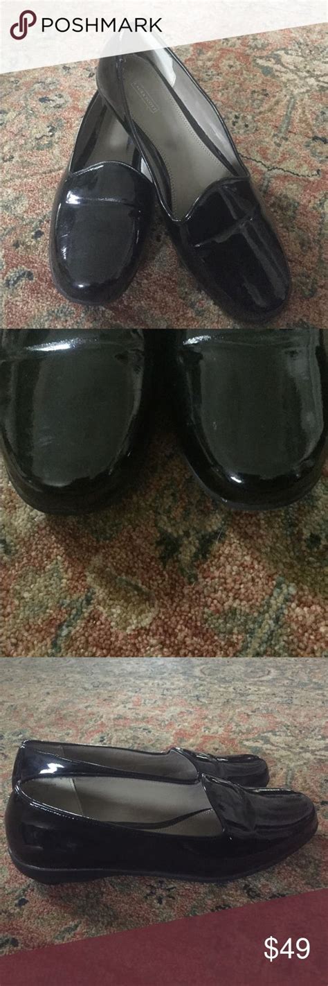 Stylish Laura Scott Patent Leather Flats Size 8