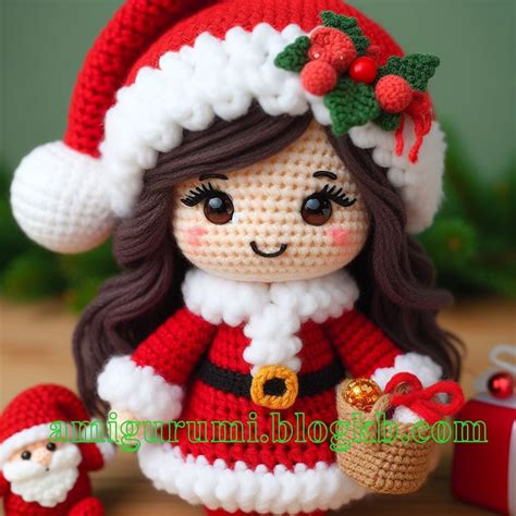 Cute Crochet Santa Doll Amigurumi Free Pattern Crochet Santa