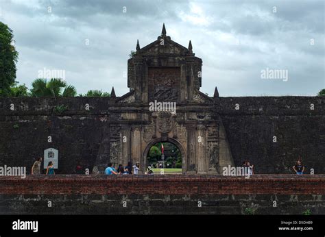 Facade Of Fort Santiago In Manila Philippines Stock Photo Alamy