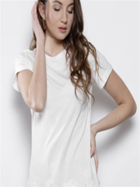 Buy Dorothy Perkins Women White Solid Top Tops For Women 4425329 Myntra