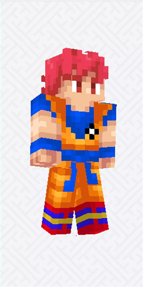 Super Goku Minecraft Skin