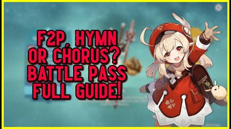 Battle Pass Guide Gnostic Hymn Or Nah Genshin Impact Youtube