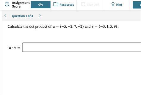 Solved Assignment Score Resources Give Up Hint