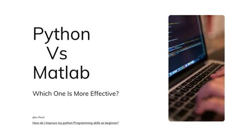 PPT Python Vs Matlab Which One Is More Effective PowerPoint