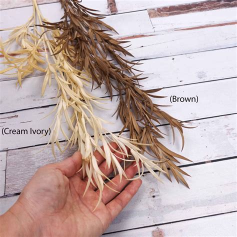 Dried Look Grass Willow Spray 79cmh Artificial Faux Flower Etsy Australia