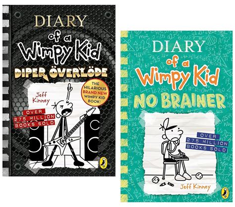 Diary Of A Wimpy Kid By Jeff Kinney 2 Books Collection Set Diper