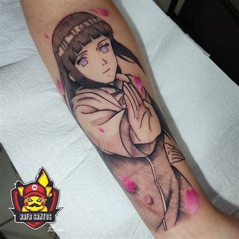 Tattoos geek on Instagram HINATA HYUGA NARUTO Tatuagem incrível