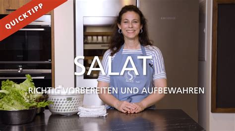 Salat richtig im Kühlschrank aufbewahren bleibt frisch für ca 1