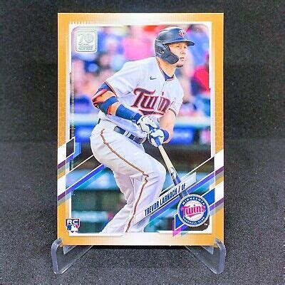 Topps Update Trevor Larnach Gold Parallel Rookie Rc Twins