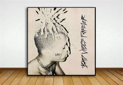 Bad Vibes Forever Xxxtentacion Music Album Cover Canvas Poster Etsy