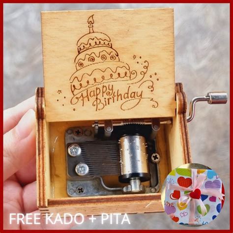 Jual Kotak Musik Birthday Box Kado Ulang Tahun Tambahan Hampers