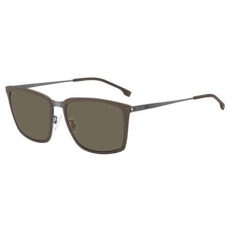 Hugo Boss F S R Sp Matte Dark Ruthenium Sunglasses Man