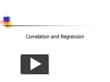 Ppt Correlation And Regression Powerpoint Presentation Free To