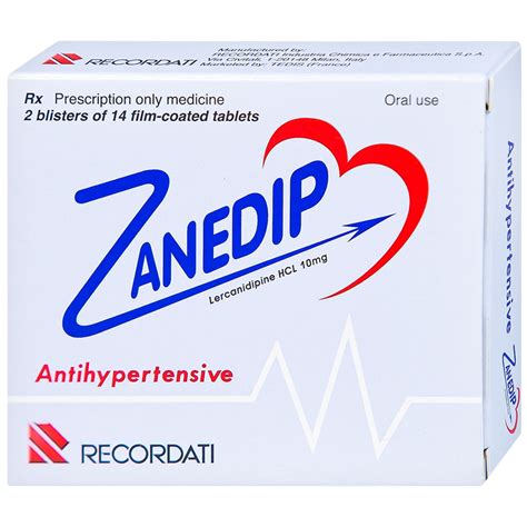 Thuốc Zanedip 10mg Trị Tăng Huyết áp Vô Căn