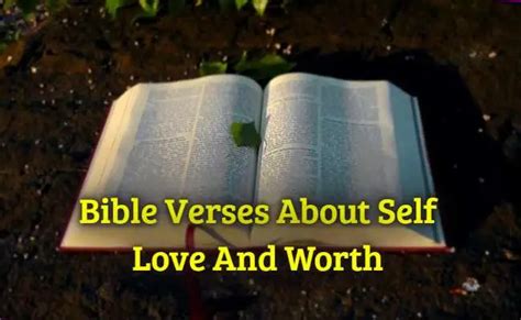 Best 16 Bible Verses About Self Love And Worth KJV Scripture