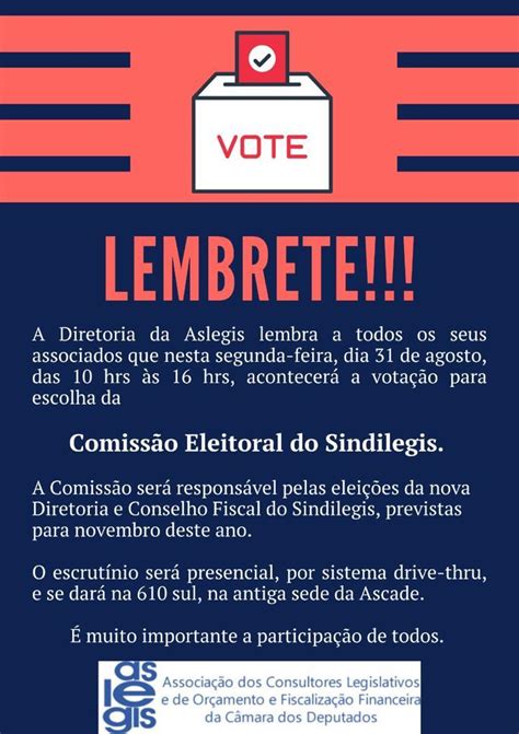 Eleição no Sindilegis Blog do Servidor