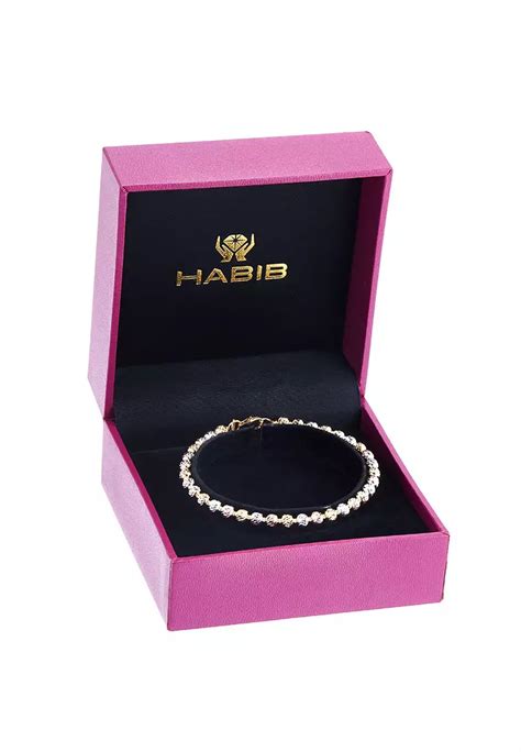 Buy Habib Habib Oro Italia Yellow Rose And White Gold Bangle