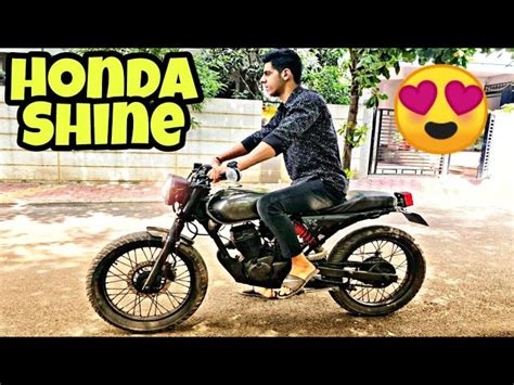 Modified Honda Shine Bike Images