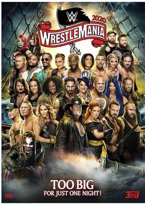 Amazon.com: WWE: WrestleMania 36 (DVD), “Too Big for Just one Night ...