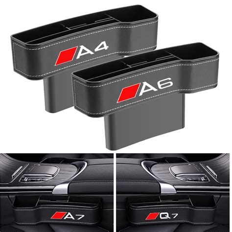 Car Seat Gap Storage Box For Audi A1 A3 A4 A5 A6 A7 A8 Q3 Q5 Q7 Q8 Tts