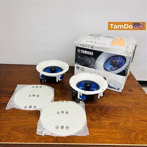 Yamaha Ns Ic600 In Ceiling Speakers Pair White Reverb