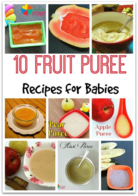 25 Easy and Healthy Fruit Puree Recipes for Babies