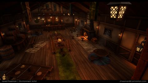 Artstation Stylized Tavern Environment