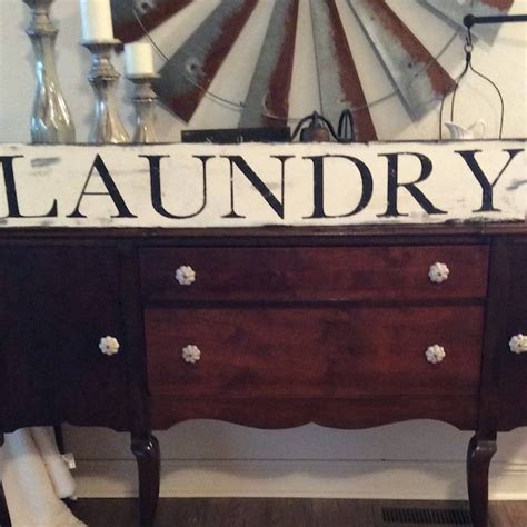 Vintage Laundry Sign Etsy