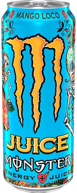 Mango Loco Juice Monster Real Fruit Juice Energy Drinks