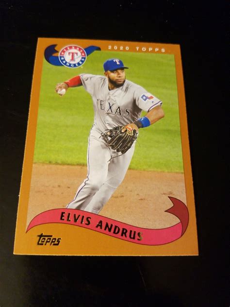 2020 Topps Archives Elvis Andrus Texas Rangers EBay