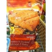 Safeway Kitchen Boneless And Skinless Salmon Fillets Calories Nutrition
