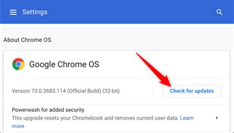 How To Update Your Chromebook